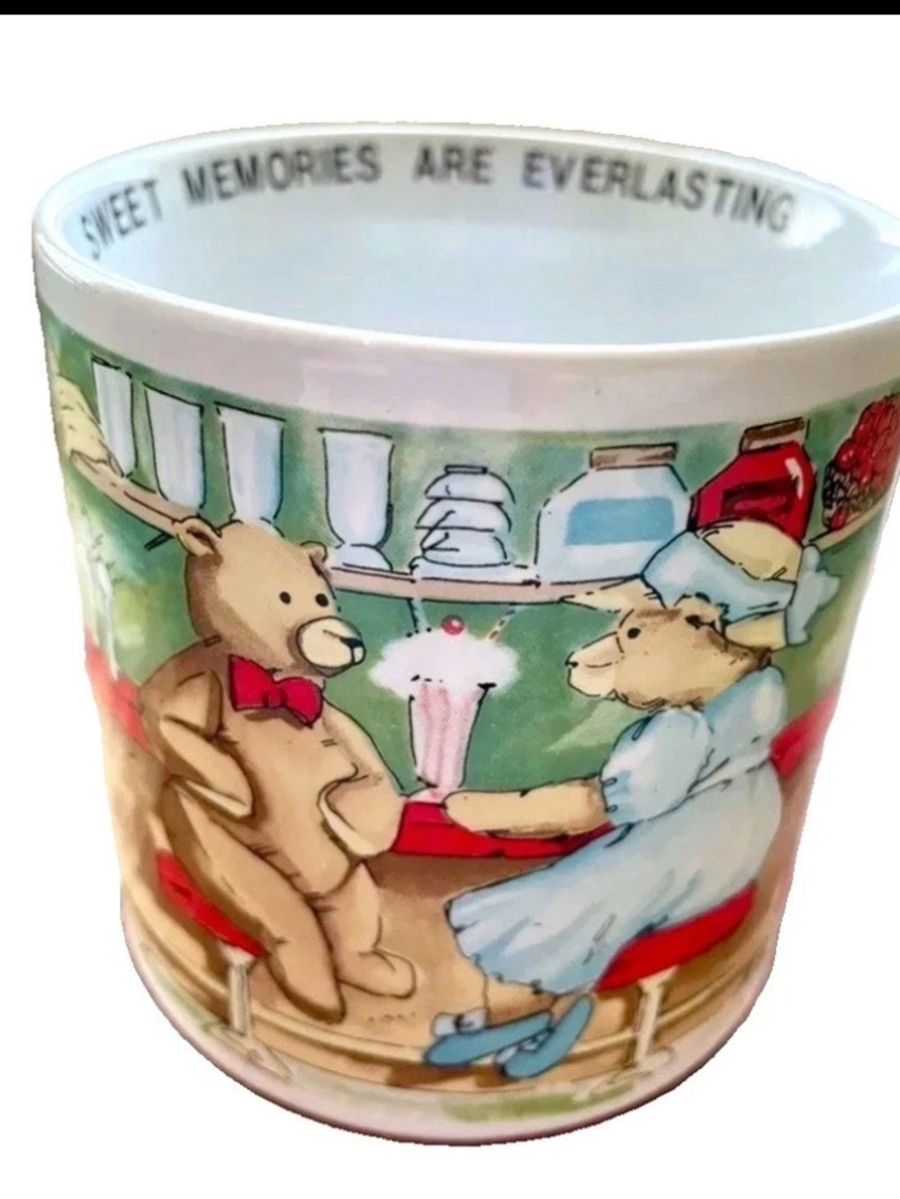 Vintage 1985 Loveable Bears Collector Mugs By New Trends Coffee Mug